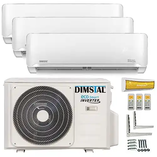 Die beste Multisplit-Klimaanlage DIMSTAL A++/A++/A++ TrioSplit Golden-Fin 2026 Test Bestseller Multisplit-Klimaanlage DIMSTAL A++/A++/A++ TrioSplit Golden-Fin