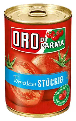 Dosentomaten Oro di Parma Tomatenkonserve, Stückig 12 X 400 g