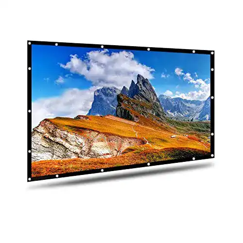 3D-Leinwand AYAOQIANG Beamer Leinwand, 4K 3D HD 16: 9