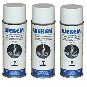 Bohr-und-Schneidöl Wekem 3x 400ml Bohr- Schneidöl WS70