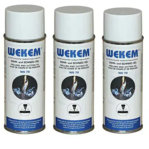 Die beste Bohr-und-Schneidöl Wekem 3x 400ml Bohr- Schneidöl WS70 2026 Test Bestseller Bohr-und-Schneidöl Wekem 3x 400ml Bohr- Schneidöl WS70