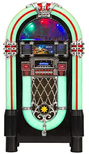 Musikbox Lacoon GoldenAge XXL-Jukebox mit CD-Player