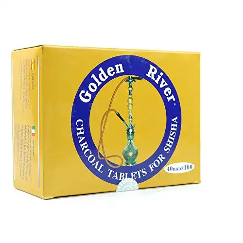 Räucherkohle Golden River für Garten und Haus und für Shisha