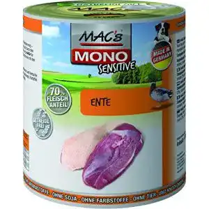 Macs-Nassfutter Hund MACs | Mono Sensitive Ente | 6 x 800 g