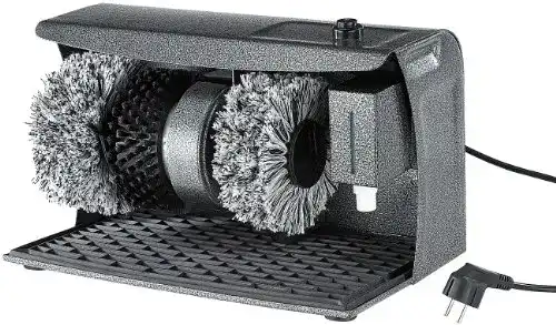 Schuhputzmaschine Sichler Haushaltsgeräte: 3 Bürsten