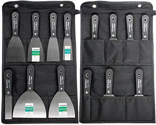 Spachtel HANSHI 7-teiliges-Set, Kittmesser und Schaber