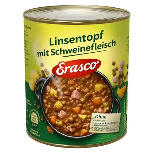 Doseneintopf Erasco Linsentopf mit Schweinefleisch, 3 x 800 g