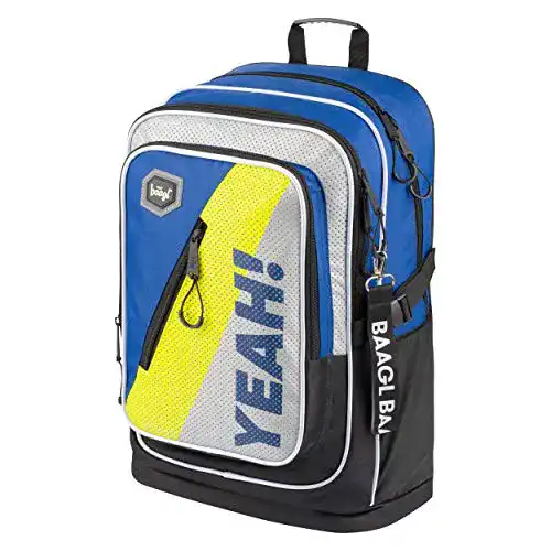 Kinderrucksack ab 8 Jahren Baagl mit Laptopfach mit Brustgurt