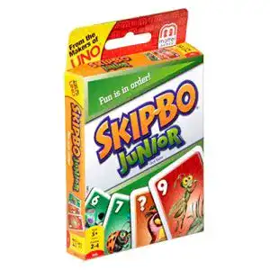 Spiele ab 5 Jahren Mattel Games T1882 Skip-Bo Junior Kartenspiel