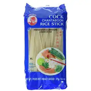 Reisnudeln Cock, 10 mm, 1. Qualität (1 x 375 g Packung)