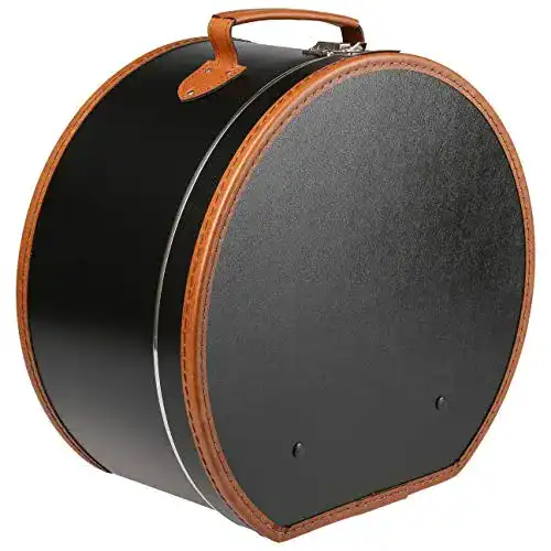 Hutschachtel LIERYS runder Hutkoffer schwarz, 40 cm x 21 cm