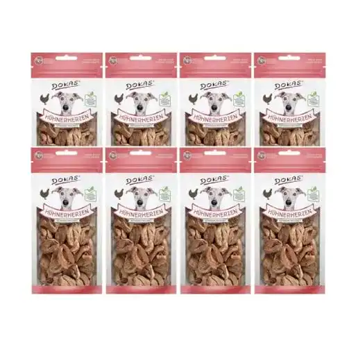 Die beste Dokas Dokas Dog Snack Hühnerherzen gefriergetr. 22g 2026 Test Bestseller Dokas Dokas Dog Snack Hühnerherzen gefriergetr. 22g