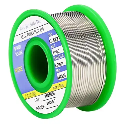 Lötzinn Vegena, Bleifreier Lötdraht, 100g, 1mm auf Rolle/Spule