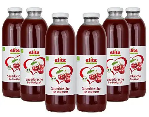 Sauerkirschsaft Elite Naturel Bio Sauerkirsche Direktsaft, naturtrüb