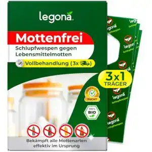 Schlupfwespen gegen Motten Legona ® – Schlupfwespen