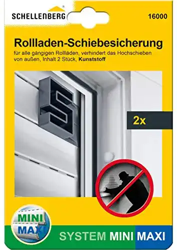 Die beste Rollladensicherung Schellenberg 16000 Rolladen-Schiebesicherung 2026 Test Bestseller Rollladensicherung Schellenberg 16000 Rolladen-Schiebesicherung