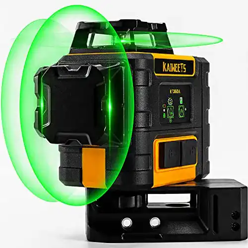 Kreuzlinienlaser grün KAIWEETS 3×360°, Linienlaser KT360A
