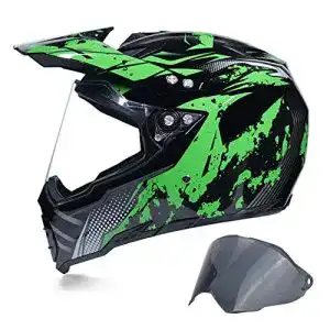 Crosshelm mit Visier MRDEAR Full Face Offroad Helm Herren