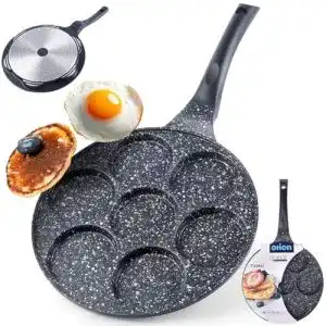 Poffertjes-Pfanne Orion Augenpfanne Spiegelei-Pfanne für 7 Eier