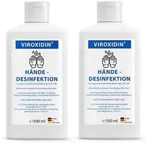 Desinfektionsmittel mit Alkohol VIROXIDIN Hände, 2x 500ml