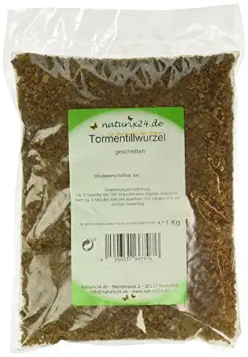 Blutwurz-Wurzel Naturix24 Tormentillwurzel geschnitten – Beutel