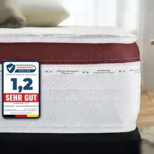 Boxspringmatratze Arensberger ® Deluxx 9 Zonen, 140 x 200 cm