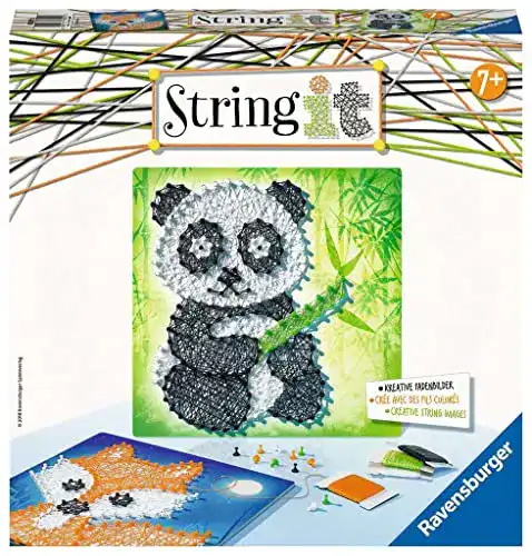 Fadenbild Ravensburger String it Ravensburger, Panda & Fox