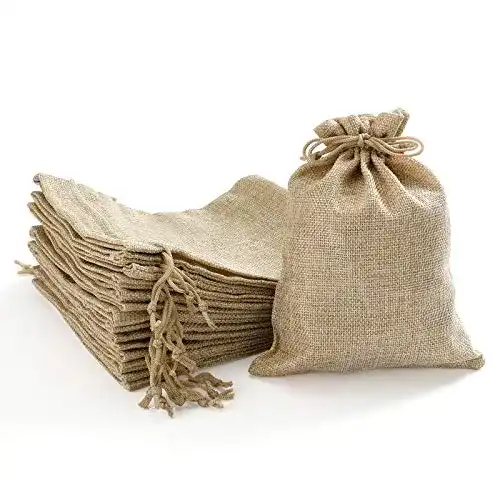 Jutesäckchen Homealexa 20 Stücke Jute Beutel 15 x 20 cm