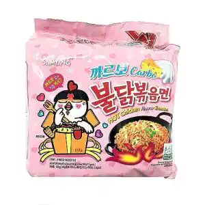 Ramen SAMYANG Hot Chicken Flavour Carbonara 130g (5 Stück)