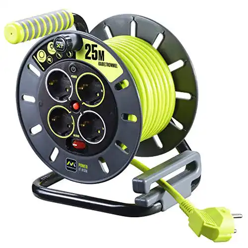 Kabeltrommel (außen) Masterplug Pro-XT Kabeltrommel 25 Meter