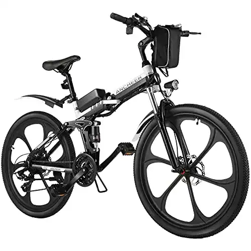 Elektro-Mountainbike ANCHEER Elektrofahrrad 26Zoll/20Zoll