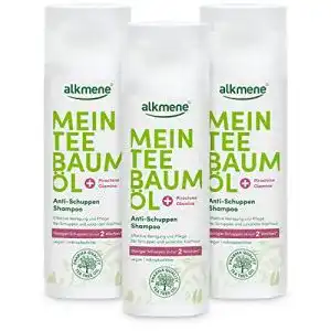 Teebaumöl-Shampoo Alkmene Teebaumöl Anti Schuppen 3x 200 ml