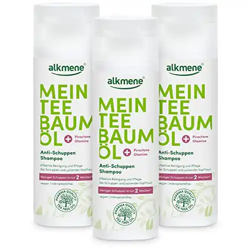 Teebaumöl-Shampoo Alkmene Teebaumöl Anti Schuppen 3x 200 ml