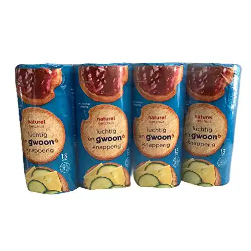 Zwieback AH gwoon naturel beschuit Holland 4x 13 Stück