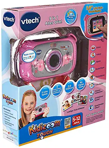 Kinderkamera Vtech 80-145054 – Kidizoom Touch Digitalkamera, pink