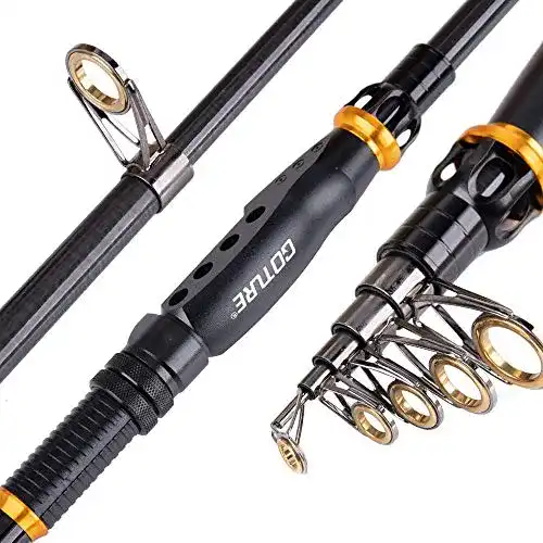 Angel Goture Rod Telescopic Fishing Rod Rod Made of Carbon Fiber