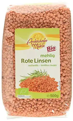 Rote Linsen Antersdorfer Mühle, (6 x 500 g) – Bio