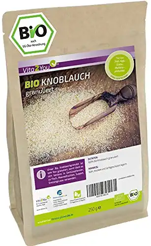 Knoblauchpulver Vita2You Bio Knoblauch granuliert 250g