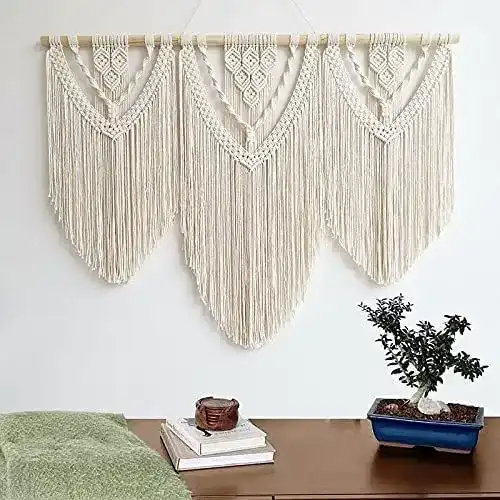 Makramee-Wandbehang 通用 Boho-Makramee-Wandteppich