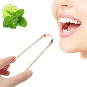 Zungenreiniger Kupfer jadeseal 1 Stück Zungenreiniger