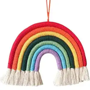 Makramee-Wandbehang mohito Makramee Regenbogen