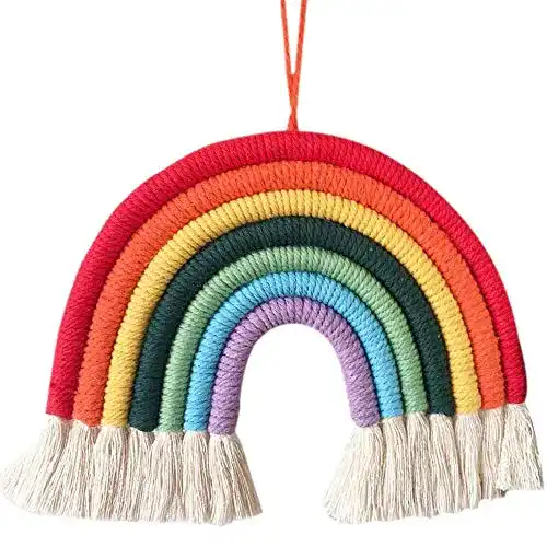 Makramee-Wandbehang mohito Makramee Regenbogen