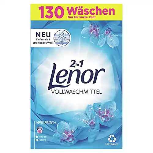 Waschpulver Lenor Waschmittel Pulver, Grosspackung, 8.45 kg