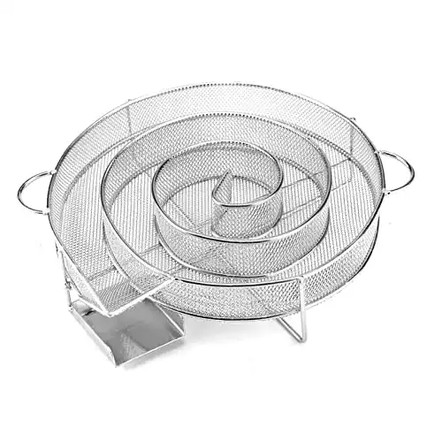 Räucherschnecke KingSaid Rund Rauchgenerator Edelstahl
