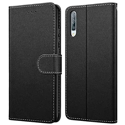 Samsung-Galaxy-A50-Hülle WE LOVE CASE, Klapphülle Flip Leder