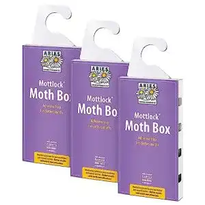 Kleidermottenfalle Aries 3 er-PACK Mottlock Mottenbox, Klebefallen