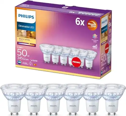 Philips-LED-Lampe Philips LED Classic WarmGlow GU10, Reflektor