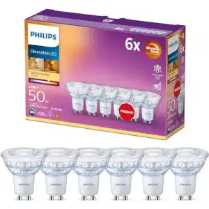 LED-GU10 (dimmbar) Philips 8718696721674, Classic, 6 Stück