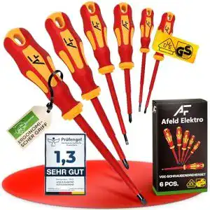 Schraubendreher-Set magnetisch Afeld Elektro VDE Set 6-teilig
