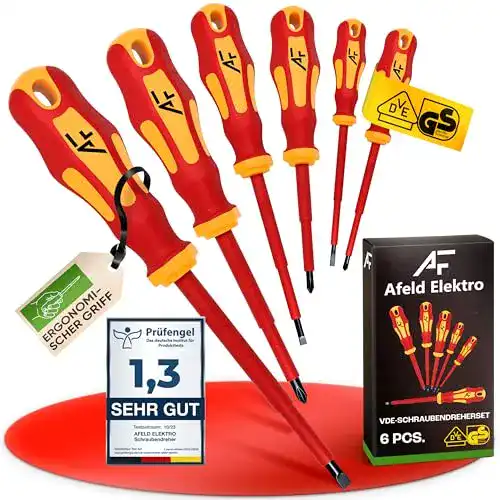 Schraubendreher-Set magnetisch Afeld Elektro VDE Set 6-teilig
